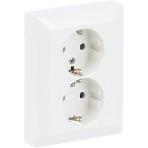 ABB Busch-Jaeger wcd ra dubbel kv inb SI-B-alpinwit - 9paa00000338077 - 20091193