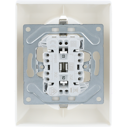 ABB Busch-Jaeger wcd ra dubbel kv inb SI-B-alpinwit - 9paa00000338078 - 20091193