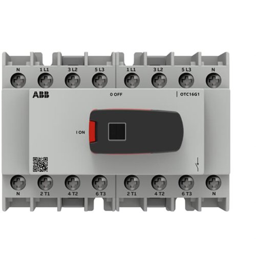 ABB Componenten OT plus omschakelaar framemaat G1 16A, 4P - 9paa00000342680 - 20209797