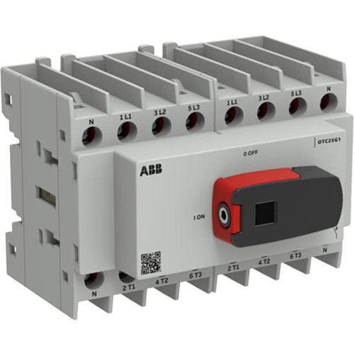 ABB Componenten OT plus omschakelaar framemaat G1 25A, 4P - 9paa00000342685 - 20209799