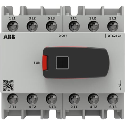 ABB Componenten OT plus omschakelaar framemaat G1 25A, 3P - 9paa00000342695 - 20209798