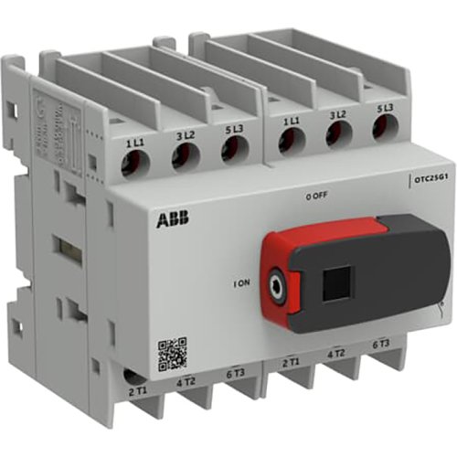 ABB Componenten OT plus omschakelaar framemaat G1 25A, 3P - 9paa00000342697 - 20209798