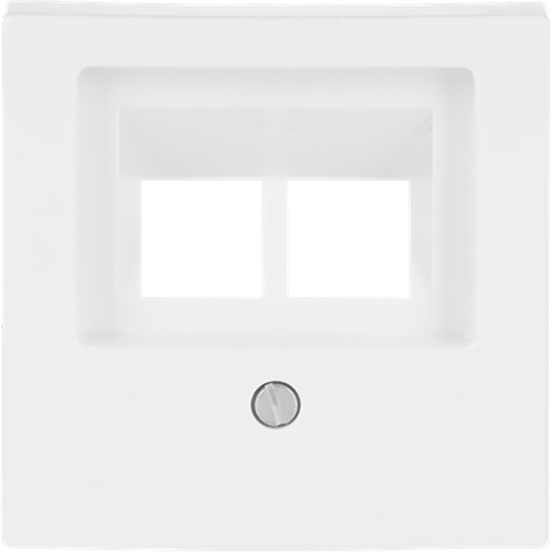 B&J centraalplaat data 2x rj45 wit 1803-02-914 - 9paa00000346108 - 3030225