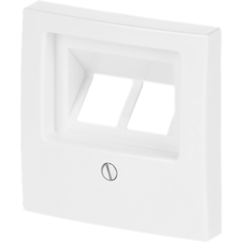 B&J centraalplaat data 2x rj45 wit 1803-02-914 - 9paa00000346109 - 3030225