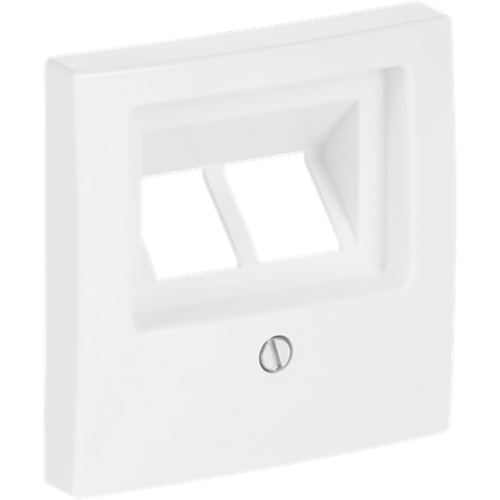 B&J centraalplaat data 2x rj45 wit 1803-02-914 - 9paa00000346110 - 3030225