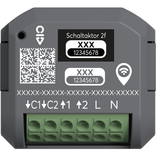 ABB Busch-Jaeger Schakelactor 2-voudig, inbouw, WL - 9paa00000350403 - 20090896