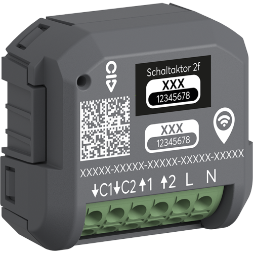ABB Busch-Jaeger Schakelactor 2-voudig, inbouw, WL - 9paa00000350405 - 20090896