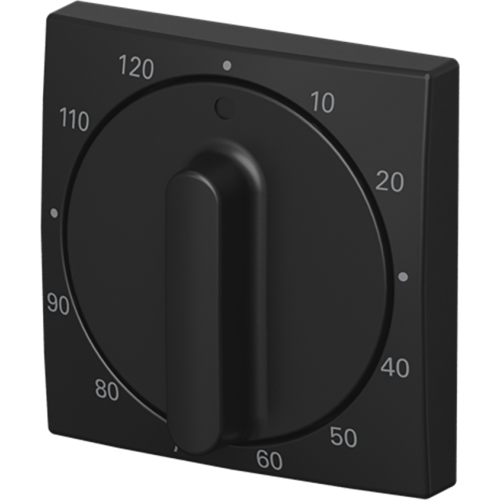 ABB Busch-Jaeger cpl + greep v 1071U 120min SI-B-matzwart - 9paa00000350611 - 20089207
