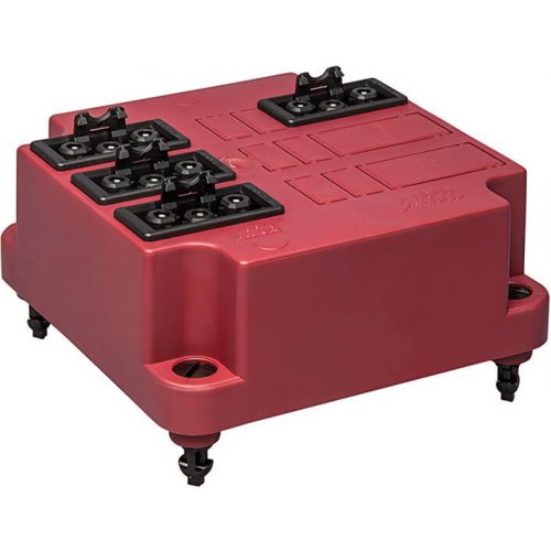 ABB Installatiedozen en -kasten Deksel 3640 rood met GST18 connector Rood Deksel 4x3-p + aansluitdrade - 9paa00000351276 - 20087391