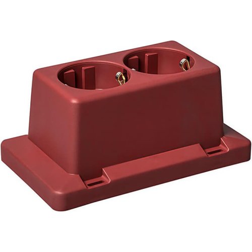 ABB Installatiedozen en -kasten Deksel 3611 rood met 2-voudige WCD  gerecycled kunststof - 9paa00000351277 - 20087446