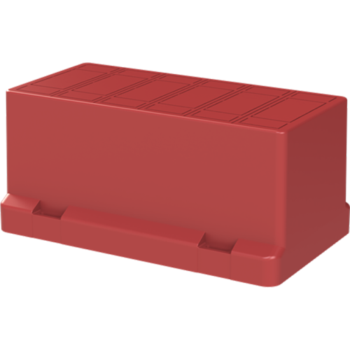 ABB Installatiedozen en -kasten Deksel 3611 rood met uitbreekpoorten voor GST18 chassisdelen gerecycle - 9paa00000351279 - 20087450