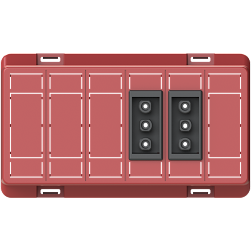 ABB Installatiedozen en -kasten Deksel 3611 met GST18 connector 2x3-p + aansluitdraden gerecycled kuns - 9paa00000351281 - 20087453