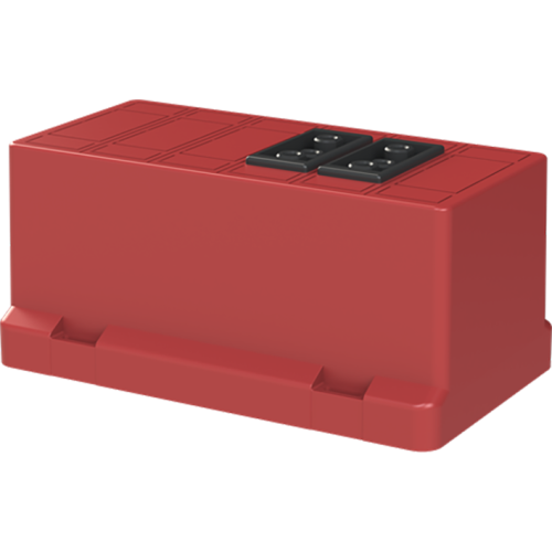 ABB Installatiedozen en -kasten Deksel 3611 met GST18 connector 2x3-p + aansluitdraden gerecycled kuns - 9paa00000351282 - 20087453