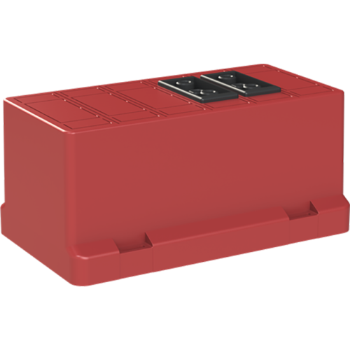 ABB Installatiedozen en -kasten Deksel 3611 met GST18 connector 2x3-p + aansluitdraden gerecycled kuns - 9paa00000351283 - 20087453