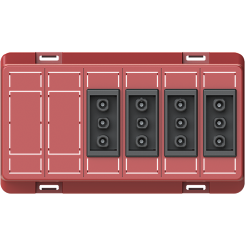 ABB Installatiedozen en -kasten Deksel 3611 met GST18 connector 4x3-p + aansluitdraden gerecycled kuns - 9paa00000351284 - 20087456
