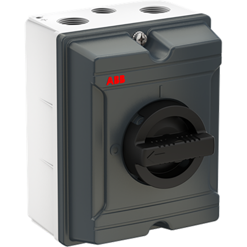 ABB Componenten OTA16GS4B EMC Onderhoudsschakelaar aluminium, 16A, 4P, zwarte hendel m - 9paa00000352025 - 20211938