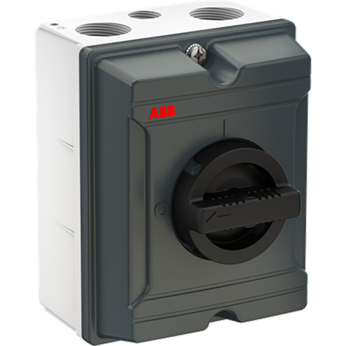 ABB Componenten OTA40GS3B EMC Onderhoudsschakelaar aluminium, 40A, 3P, zwarte hendel m - 9paa00000352028 - 20211930
