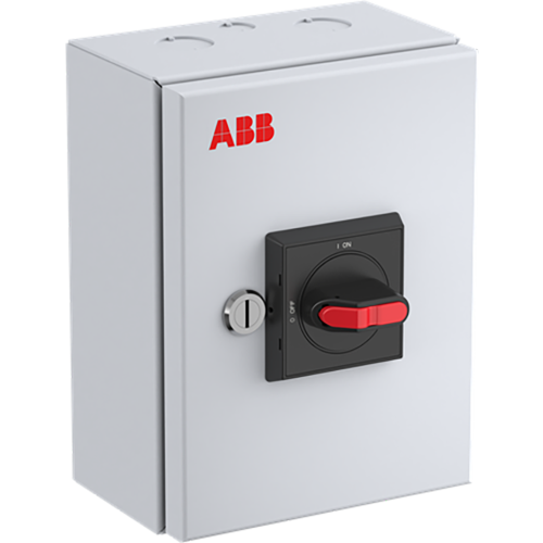 ABB Componenten OTR25GB4M Onderhoudsschakelaar stainless steel, 25A, 4P, zwarte hendel - 9paa00000352040 - 20211875
