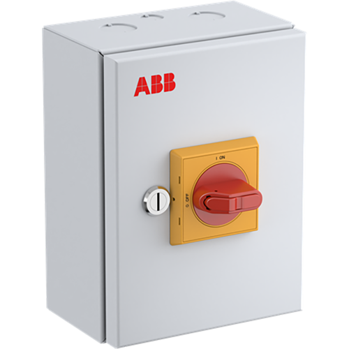 ABB Componenten OTL16GA3M Onderhoudsschakelaar steel sheet, 16A, 3P, geel/rode hendel  - 9paa00000352043 - 20211843