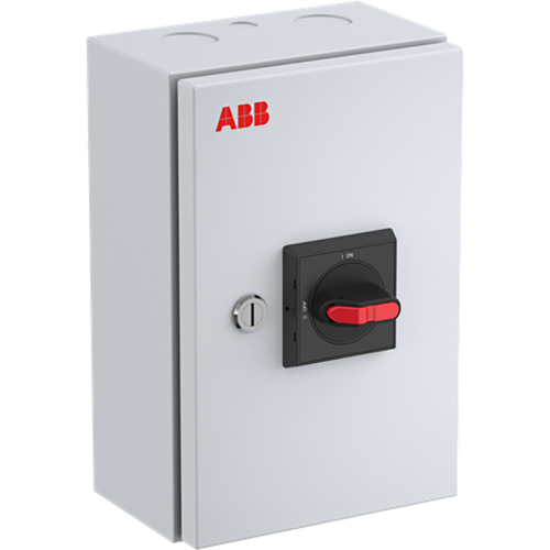 ABB Componenten OTR25GB6M Onderhoudsschakelaar stainless steel, 25A, 6P, zwarte hendel - 9paa00000352046 - 20211891