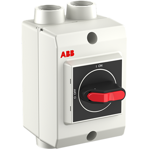 ABB Componenten OTP16GK3M25 Onderhoudsschakelaar plastic, 16A, 3P, zwarte hendel, comp - 9paa00000352055 - 20211745