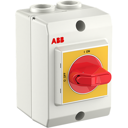 ABB Componenten OTP16GKA3M Onderhoudsschakelaar plastic, 16A, 3P, zwarte hendel, compa - 9paa00000352058 - 20211748