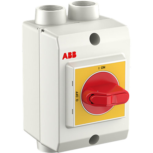 ABB Componenten OTP16GKA3M25Q Onderhoudsschakelaar plastic, 16A, 3P, zwarte hendel, zo - 9paa00000352061 - 20211750