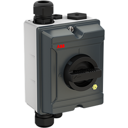 ABB Componenten OTA40GS3BX ATEX EMC Onderhoudsschakelaar ATEX, aluminium,40A, 3P, zwar - 9paa00000352079 - 20211925