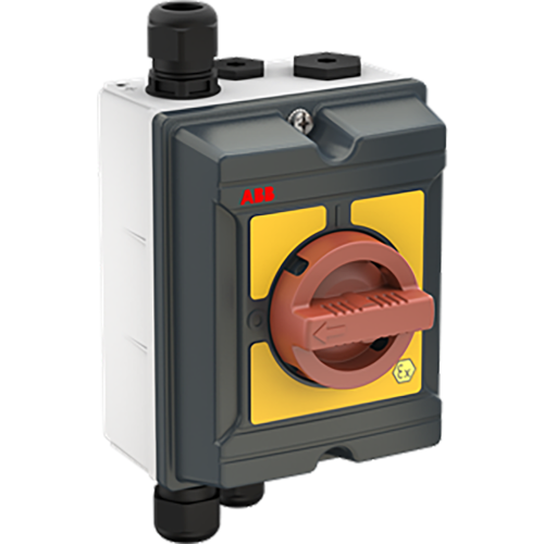 ABB Componenten OTA25GS4YX ATEX EMC Onderhoudsschakelaar ATEX, aluminium, 25A, 4P, gee - 9paa00000352082 - 20211935