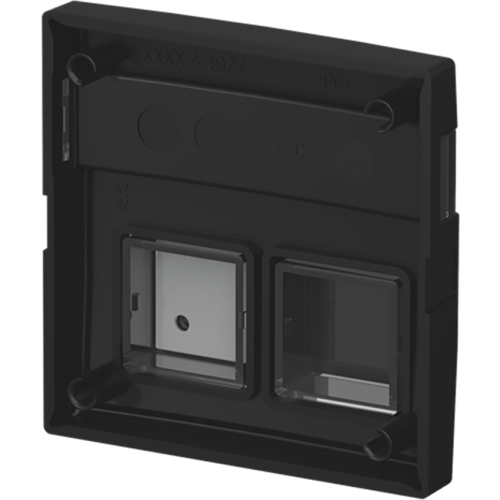 ABB Busch-Jaeger Infoline cpl v 1520/1 UKZ SI-B-matzwart - 9paa00000352182 - 20088209