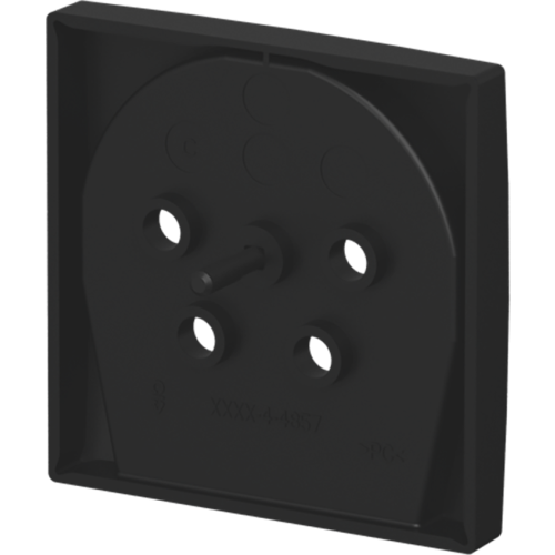 ABB Busch-Jaeger cpl telefoon PTT steker SI-B-matzwart - 9paa00000353019 - 20172380