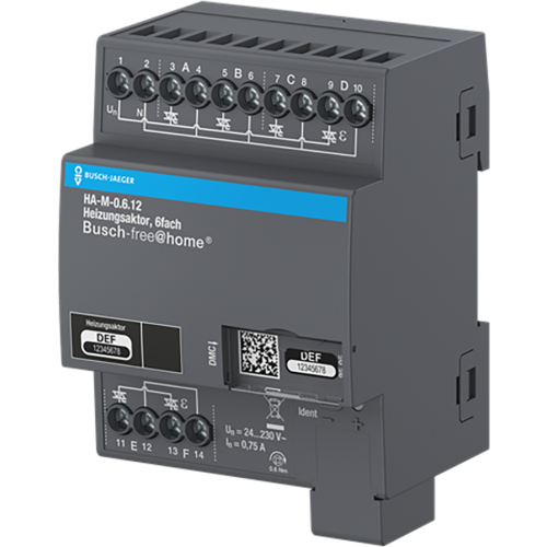 ABB Busch-Jaeger FaH verwarmingsaktor 230V 6-v DIN-rail - 9paa00000367903 - 20194608