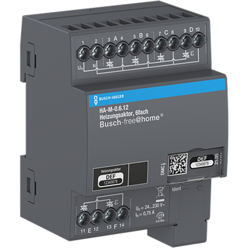 ABB Busch-Jaeger FaH verwarmingsaktor 230V 6-v DIN-rail - 9paa00000367904 - 20194608