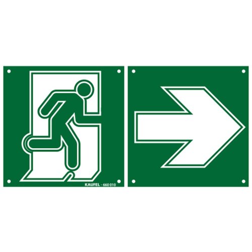 ABB VanLien Stickerset voor vluchtrouteaanduiding du bbelzijdig toepassing - 9paa00000370068 - 20172461