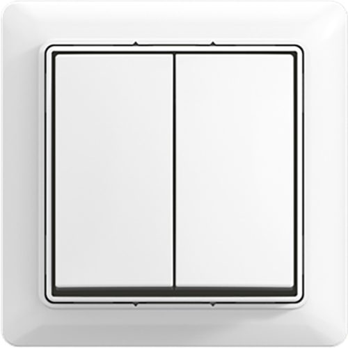 ABB Busch-Jaeger schak serie + plaat opb b-AP+ alpine wit - 9paa00000370687 - 20196840