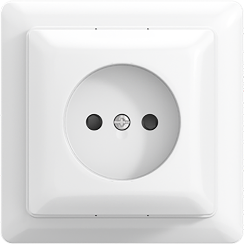 ABB Busch-Jaeger wcd + plaat opb b-AP+ alpine wit - 9paa00000370691 - 20196844