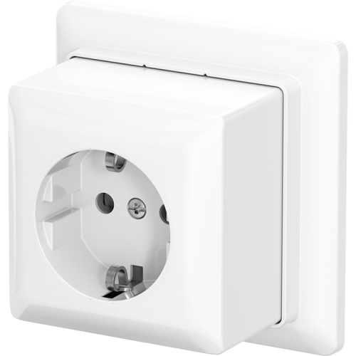 ABB Busch-Jaeger wcd ra kv + plaat opb b-AP+ alpine wit - 9paa00000370721 - 20196842