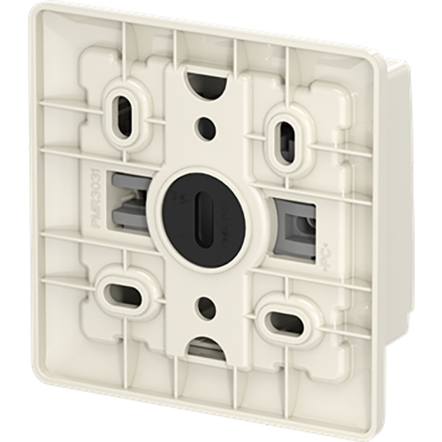 ABB Busch-Jaeger schak serie + plaat opb b-AP+ wit - 9paa00000370752 - 20196841