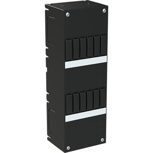 ABB Installatiedozen en -kasten Lege kast 110 x 330 voorzien van 1 fase busboard - 9paa00000371331 - 20087559