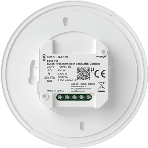 ABB Busch-Jaeger Aanwezigheidsmelder BasicLINE Corridor wit - 9paa00000374453 - 20211555