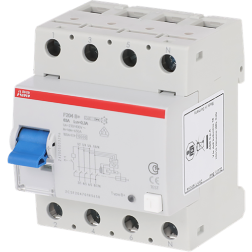 ABB Componenten Aardlekschakelaar F204B+63/0,3 - 9paa00000377857 - 20202503