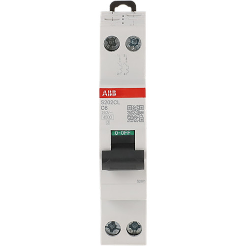 ABB Componenten MCB - 200C - 2P - 6 A - C - (230 V) 4.5 Ka - 9paa00000379363 - 20209819