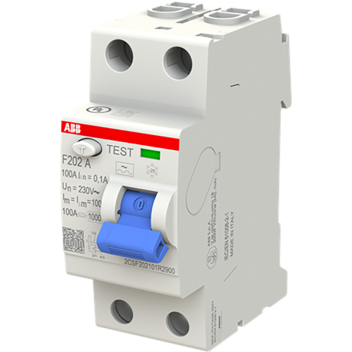 ABB Componenten Aardlekschakelaar 2P, 100A, 100mA, A type - 9paa00000397565 - 20123940