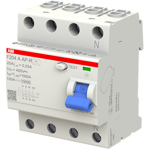 ABB Componenten Aardlekschakelaar vertr. 25 A 30mA - 9paa00000398063 - 20124054