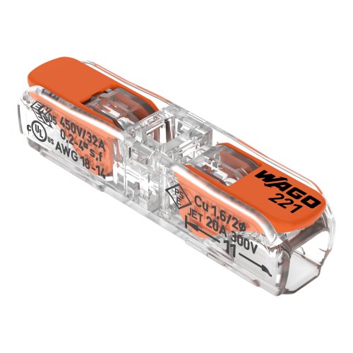 WAGO 1v verb.klem met clip a 60 stuks 221-2411 - A430ec97 7446 49b3 9a3d 622a628048ab - 5035731