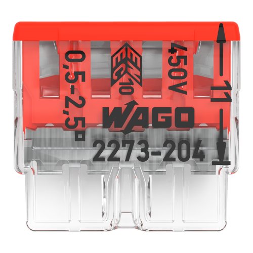 WAGO lasklem transp. 4pol 2,5qmm a 100 stuks 2273-204 - A6fe17b1 91f5 4b10 818b 41d3bfab39bb - 5035294