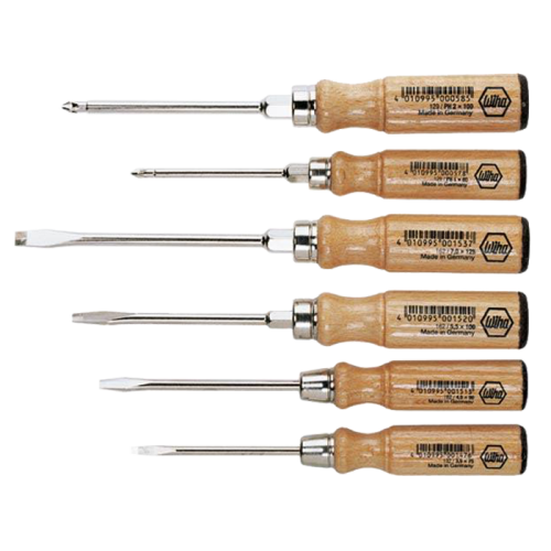 WIHA Schroevendraaierset Hout SL/PZ 162, 6-delig - A9a5442f b9f0 4ebf 86a3 7f0579755a06 - 20012785
