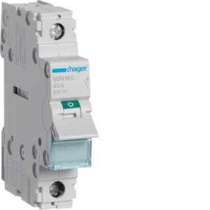 HAGER lastscheider 1-polig 40a tuimel grijs SBN140 - Aad98e4c7600b2cc560b337beaf483aa - 11008861