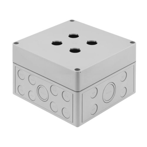 EAO Opbouwbehuizing grijs RAL7035, L=180mm, B=182mm, D=110mm, 4 montagegat - Ac85447de2d7b8cba64ce56638e1e004 - 20044496