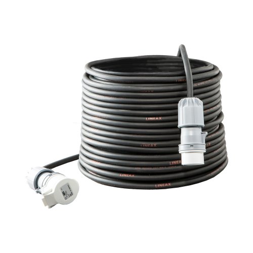 Keraf Verlengkabel 25 m H07RN-F 2x6 mm&sup2; CEE 16/2/42 12h wit - Acb9e3271e26fe9b1b087b04ddfbacad - 20157205